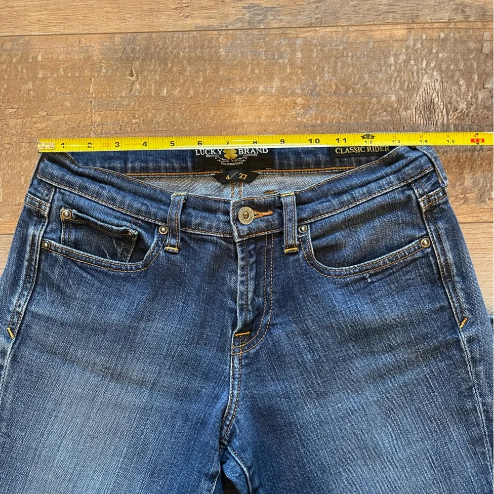 Lucky Brand Danville Classic Rider Crop Capri Jeans 4 - Picture 5 of 9